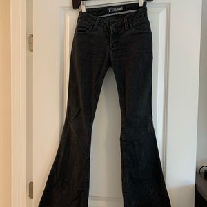 Hudson Flare Jeans Black Denim